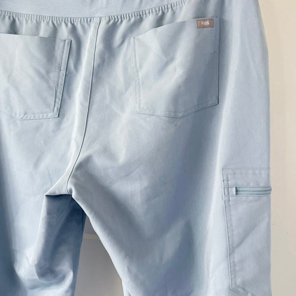 Figs Zamora Joggers Scrub Pants Womens Size XL/P Light Blue - Picture 5 of 7